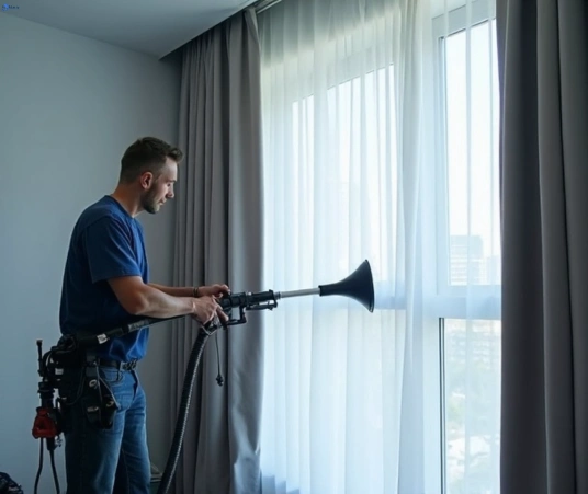 Professional curtain stain removal process equipment Matty Curtain Cleaning shorncliffe